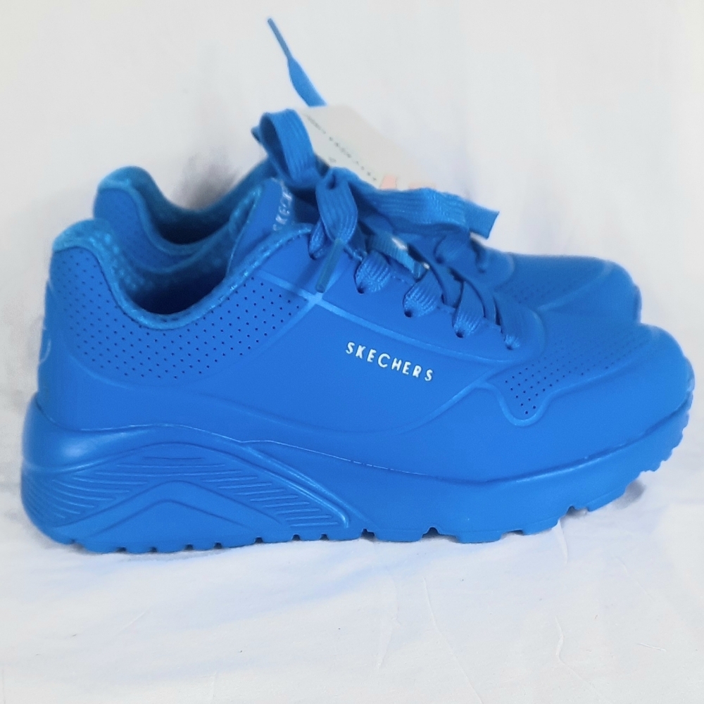 Skechers Street Uni Lite In My Zone Little Kids Shoes Size 13.5 Blue Sneakers